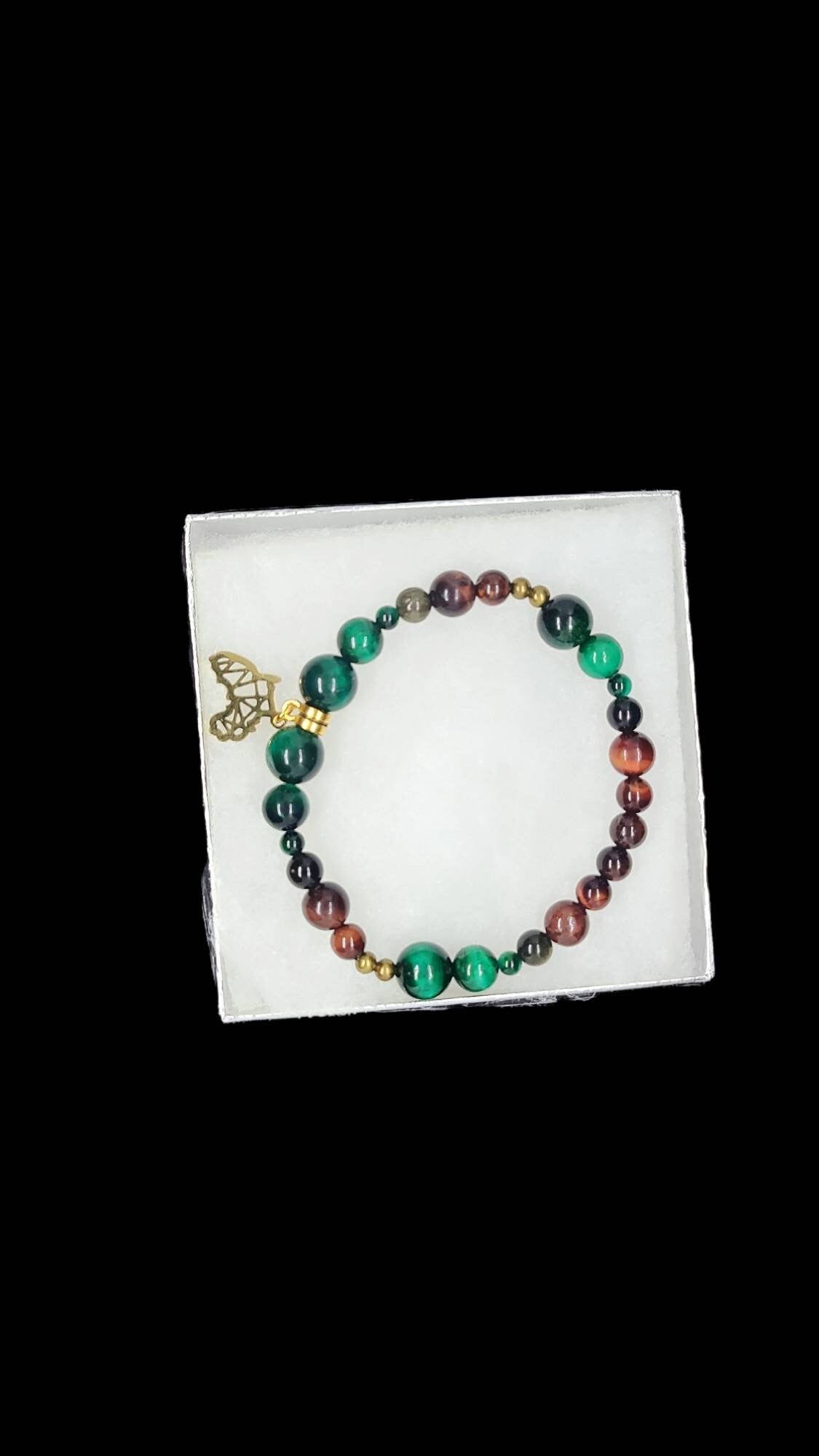 Geometric Pan-African protection bracelet